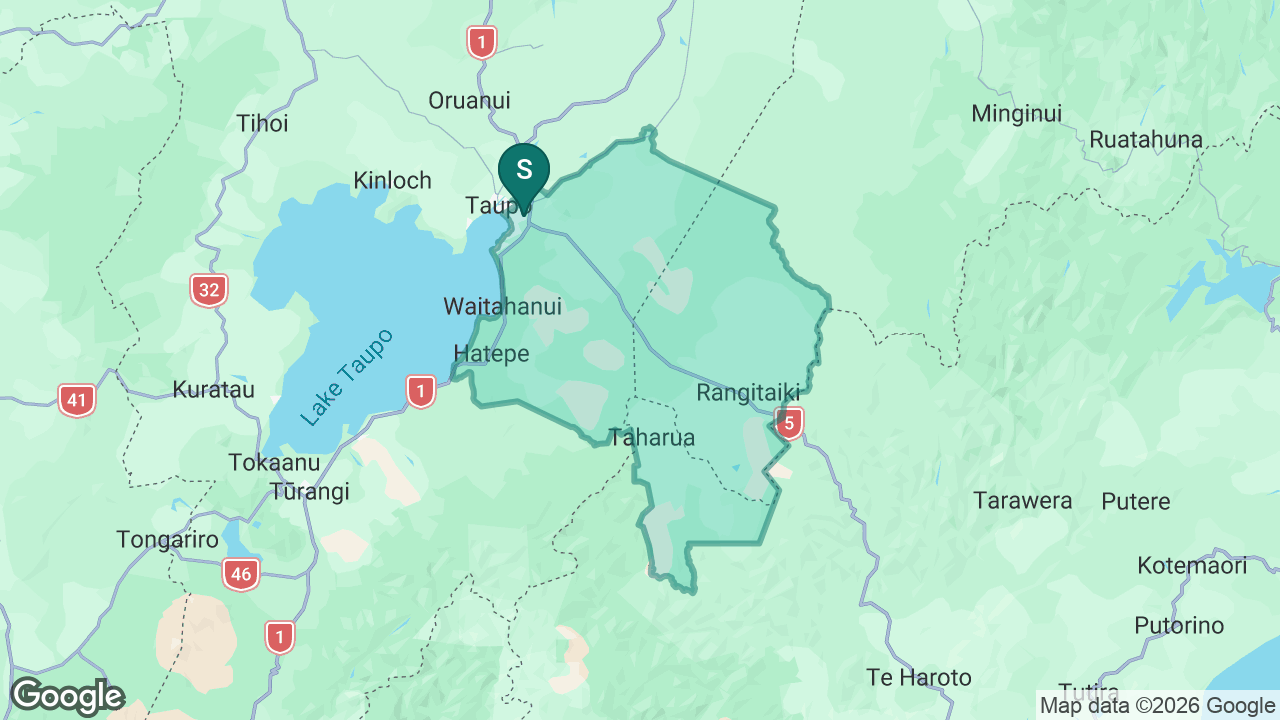 Tauhara College static school zone map