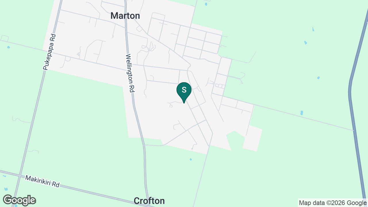 Marton Junction School static school zone map