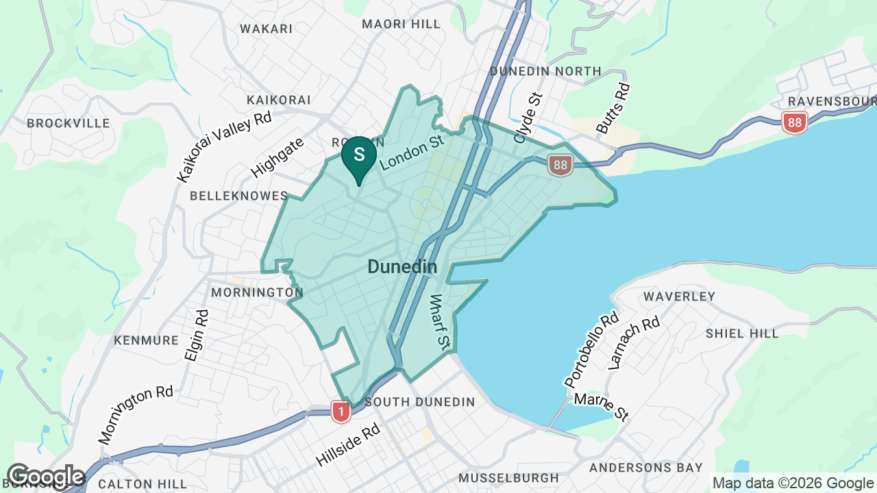 Arthur Street School static school zone map