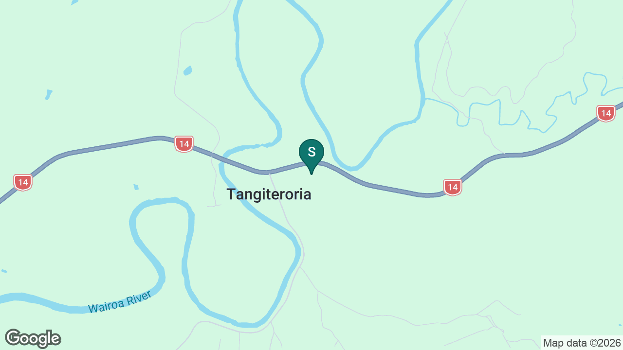 Tangiteroria School static school zone map