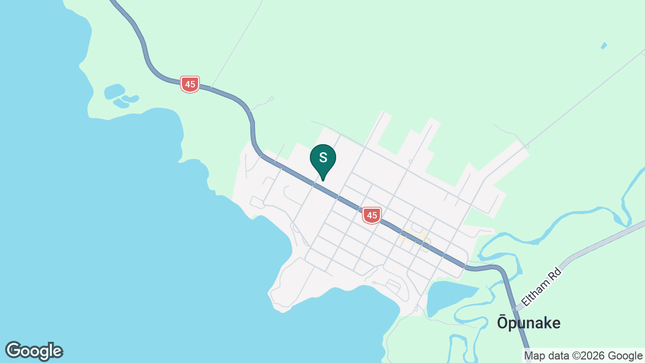 Opunake High School static school zone map