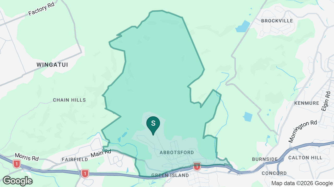 Abbotsford School static school zone map