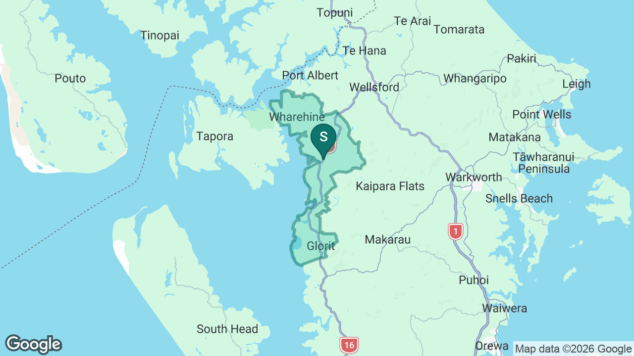 Tauhoa School static school zone map