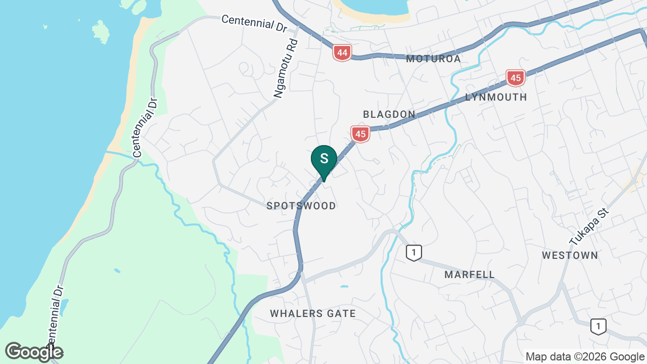 Spotswood College static school zone map