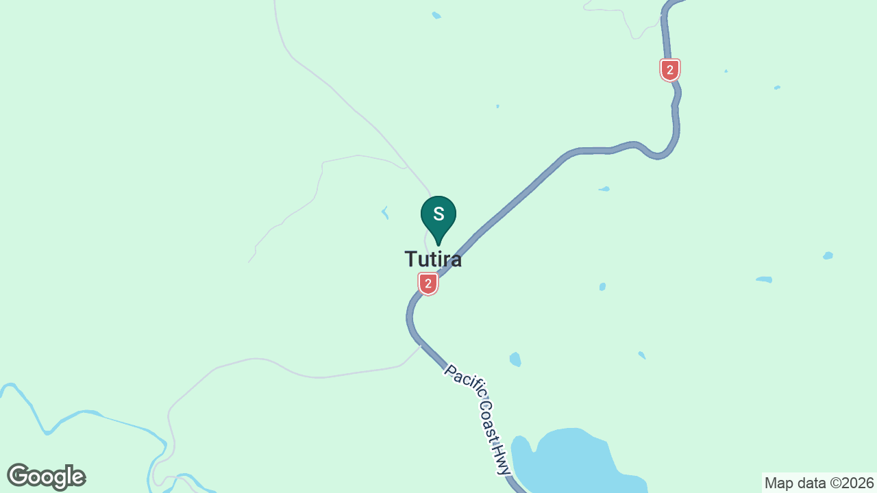 Tutira School static school zone map
