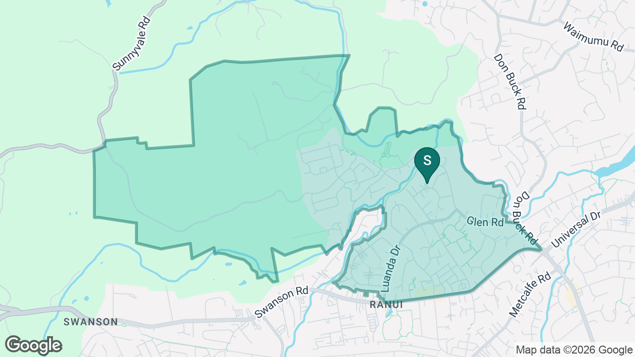 Birdwood School static school zone map