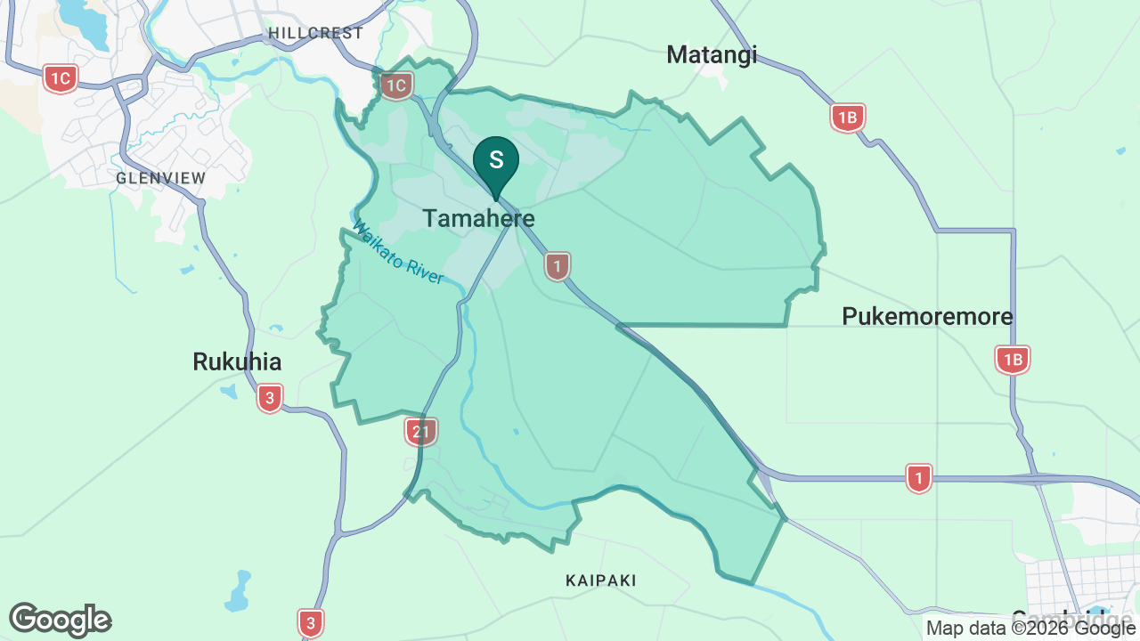 Tamahere Model Country School static school zone map