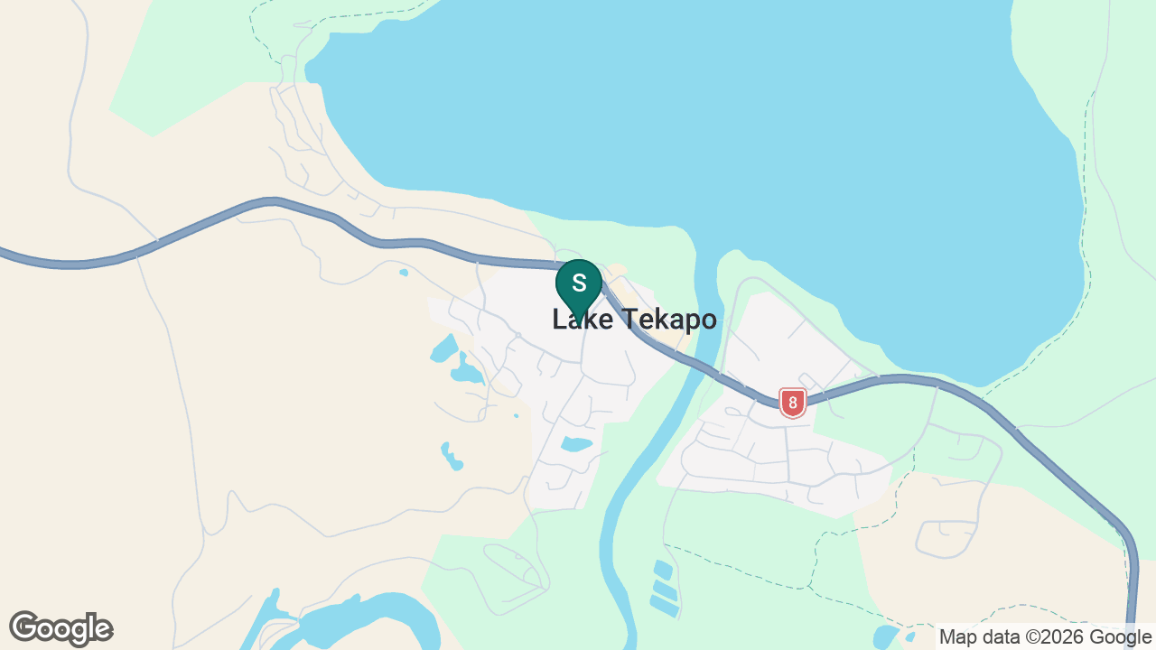 Lake Tekapo School static school zone map