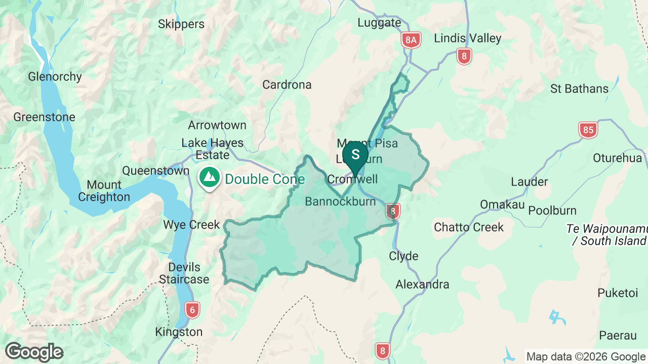 Cromwell Primary School static school zone map