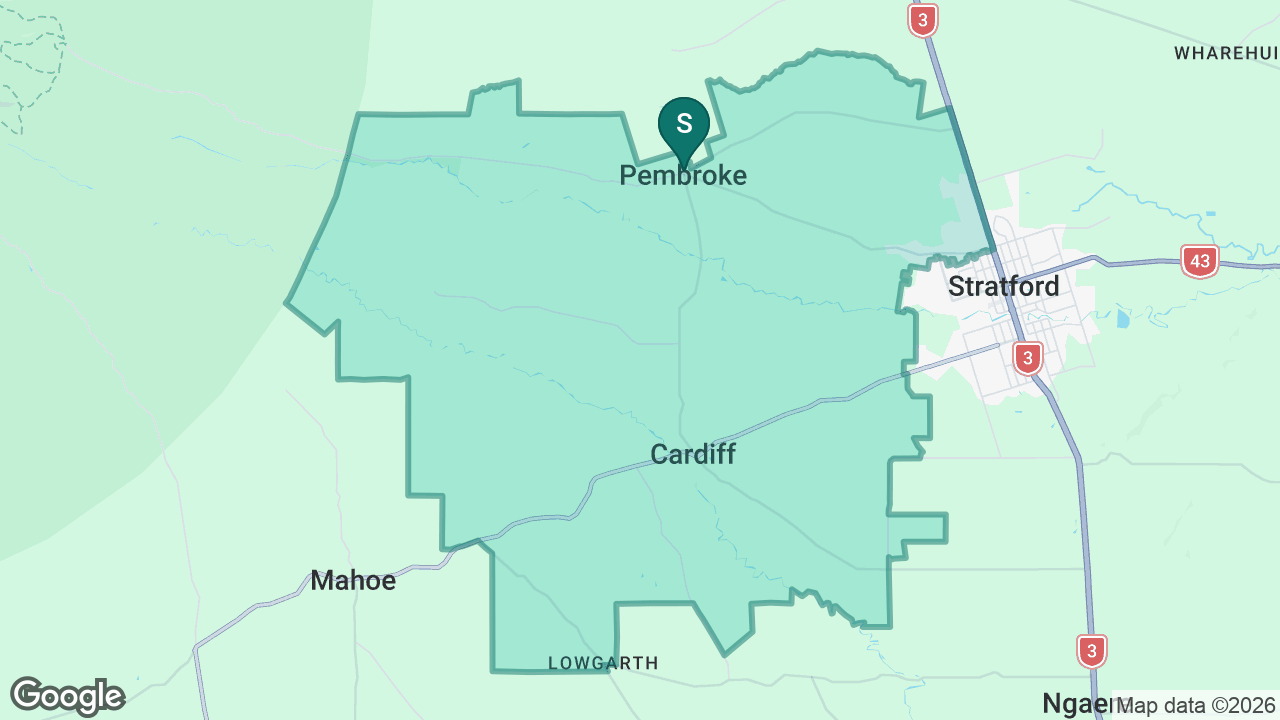Pembroke School static school zone map