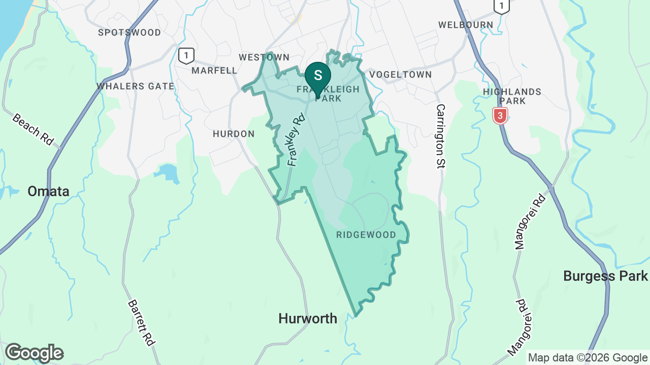 Woodleigh School static school zone map