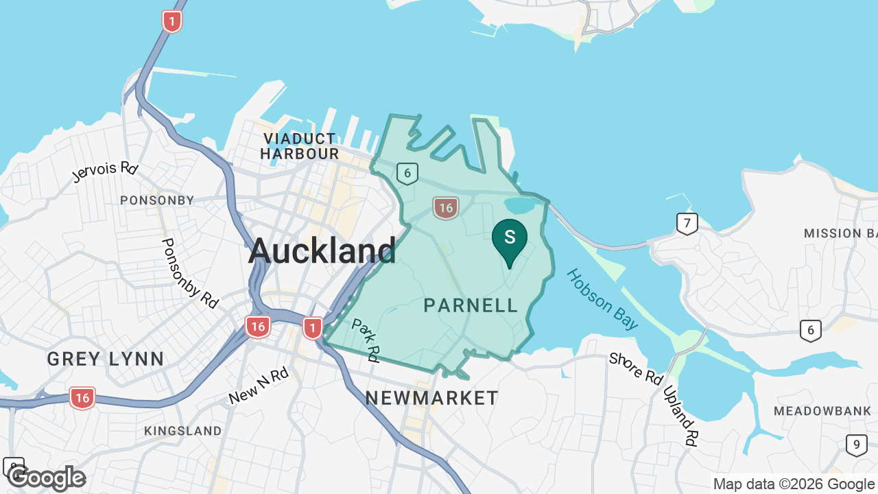 Parnell School static school zone map