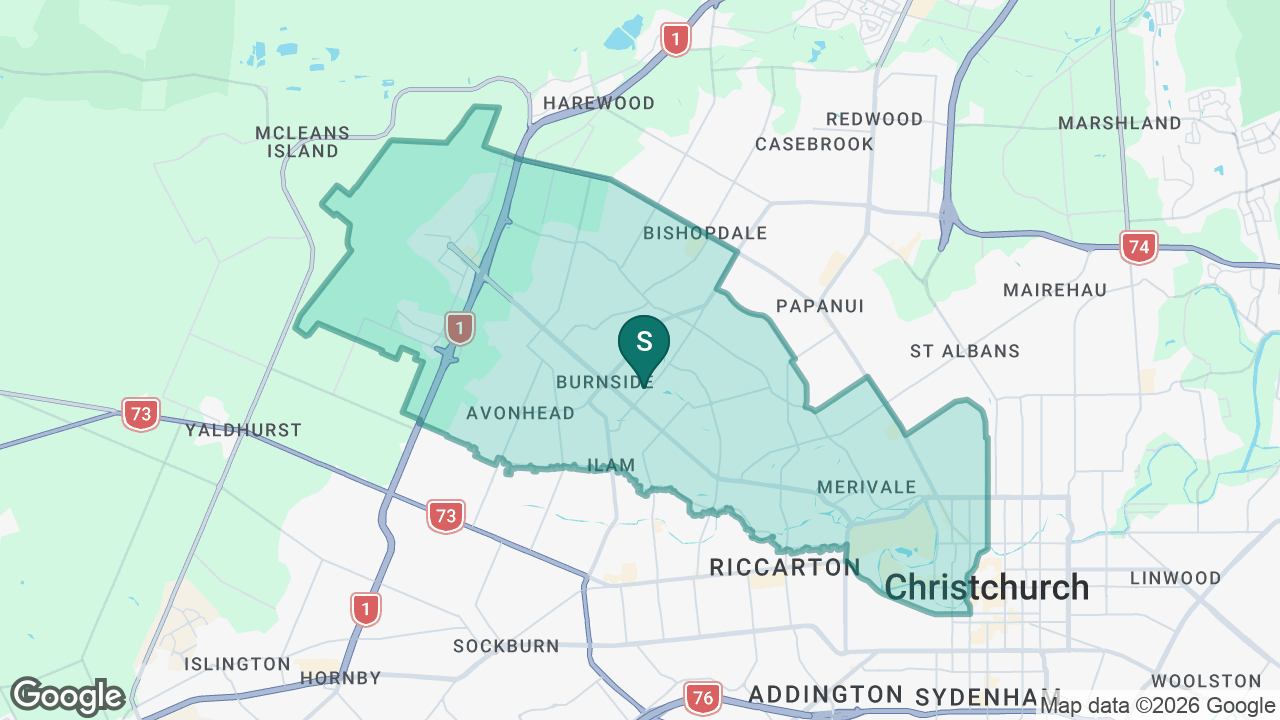 Burnside High School static school zone map