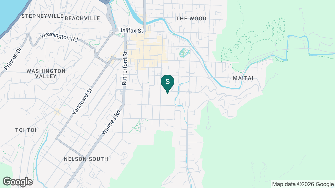 St Joseph's School (Nelson) static school zone map