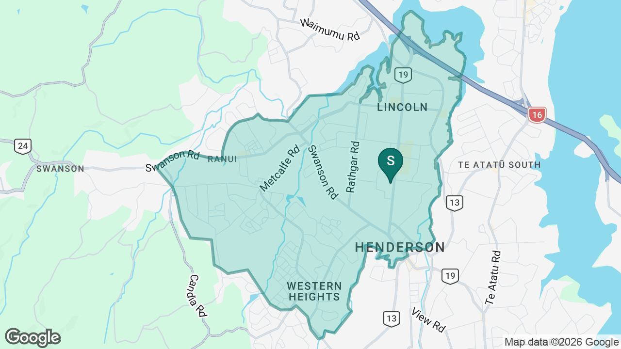 Henderson Intermediate static school zone map