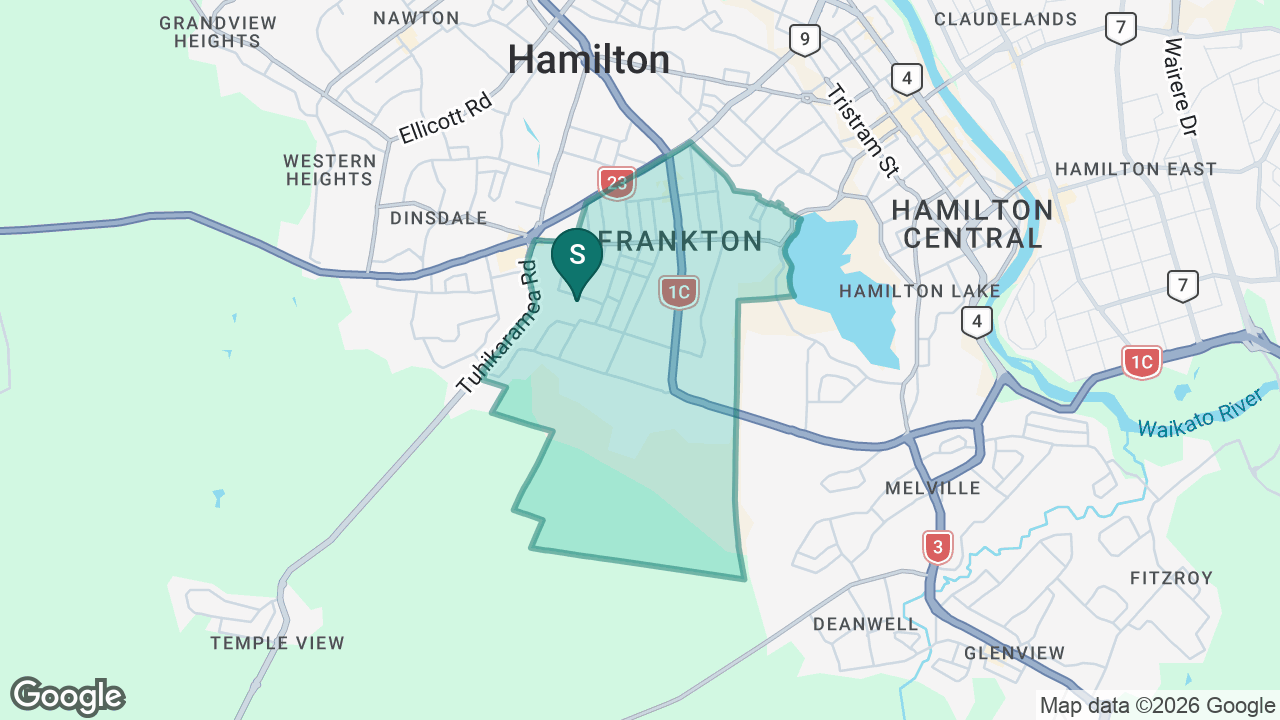 Rhode Street School static school zone map