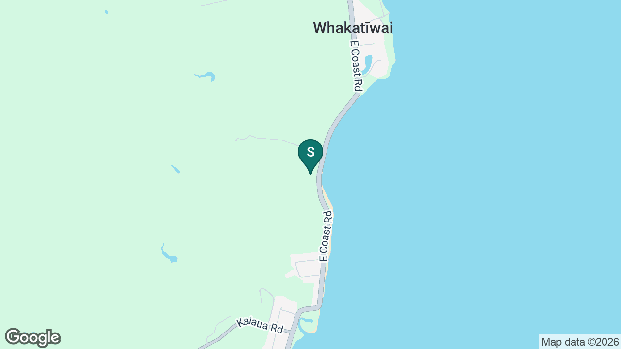 Kaiaua School static school zone map