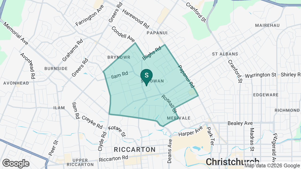 St Patrick's School (Bryndwr) static school zone map