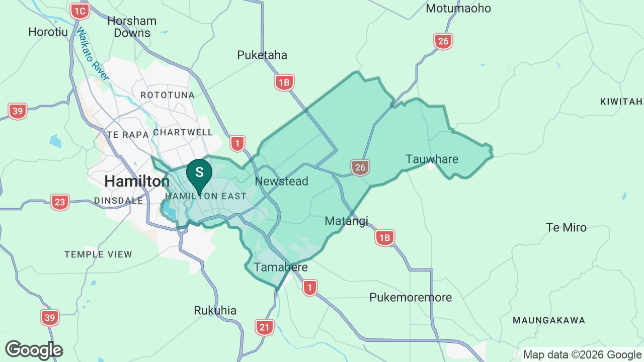 Marian Catholic School (Hamilton) static school zone map