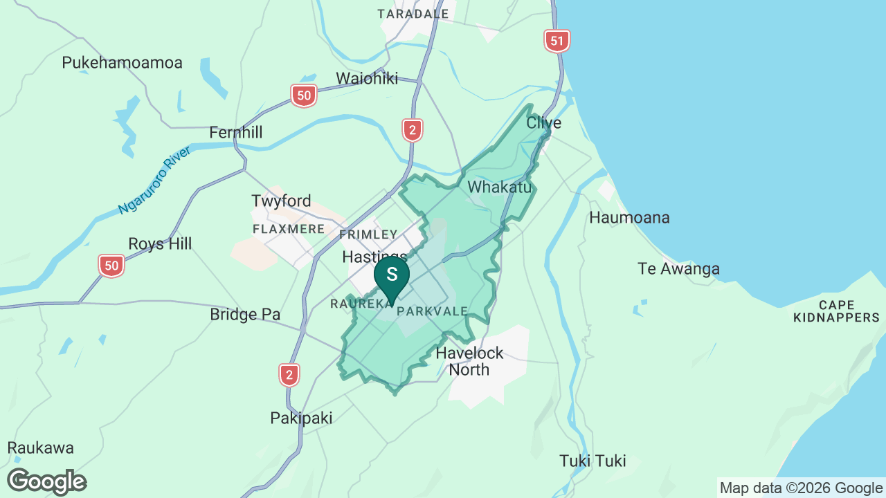 Hastings Intermediate static school zone map