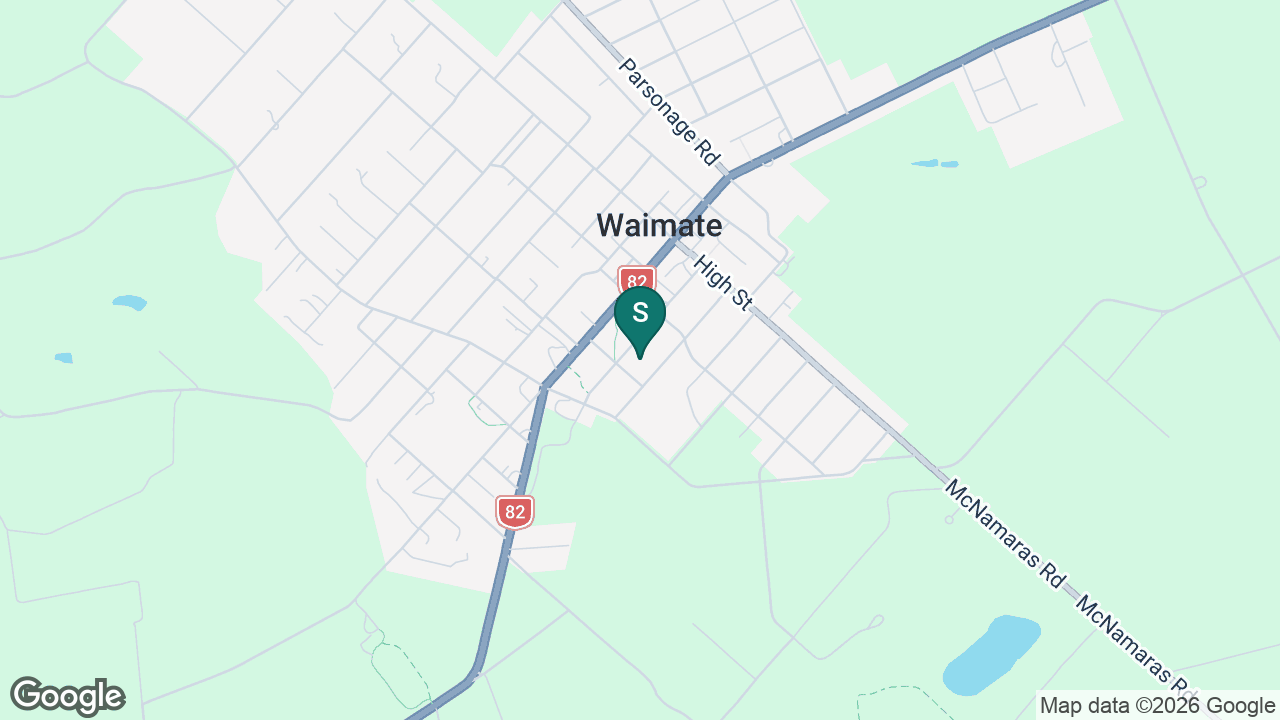 Waimate Main School static school zone map