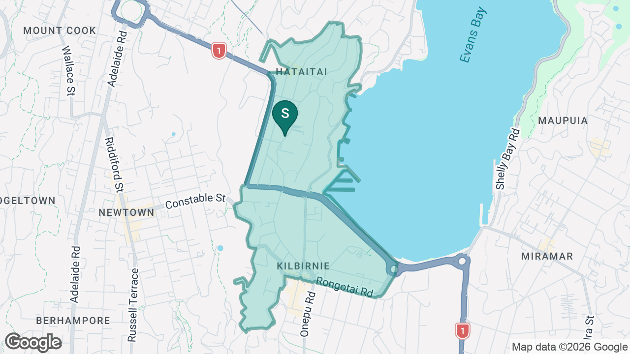 Kilbirnie School static school zone map