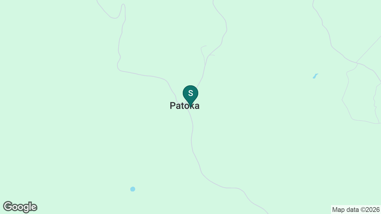 Patoka School static school zone map