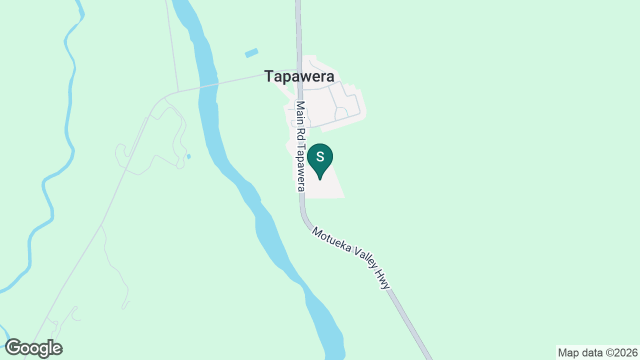 Tapawera Area School static school zone map