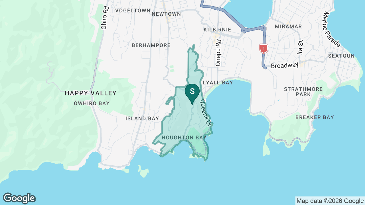 Houghton Valley School static school zone map
