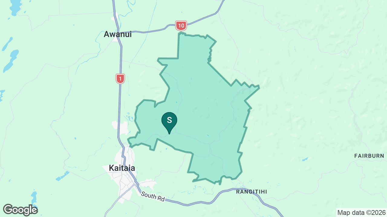 Oturu School static school zone map
