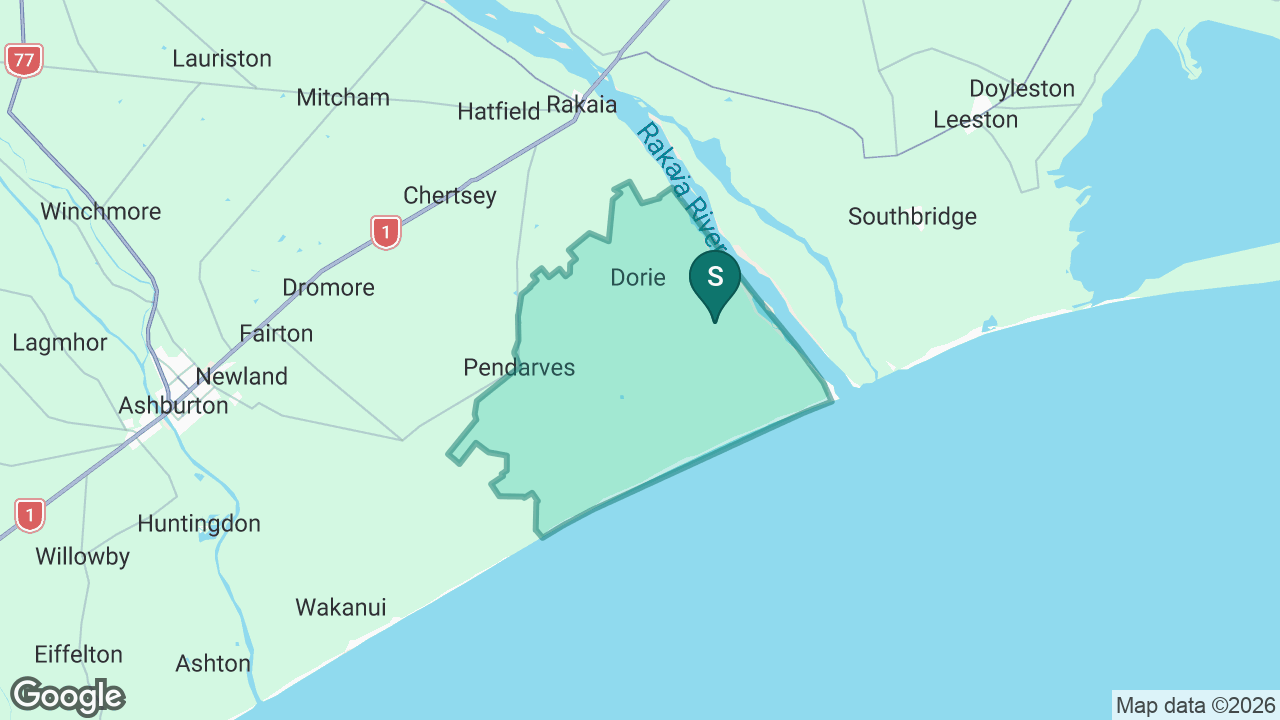 Dorie School static school zone map