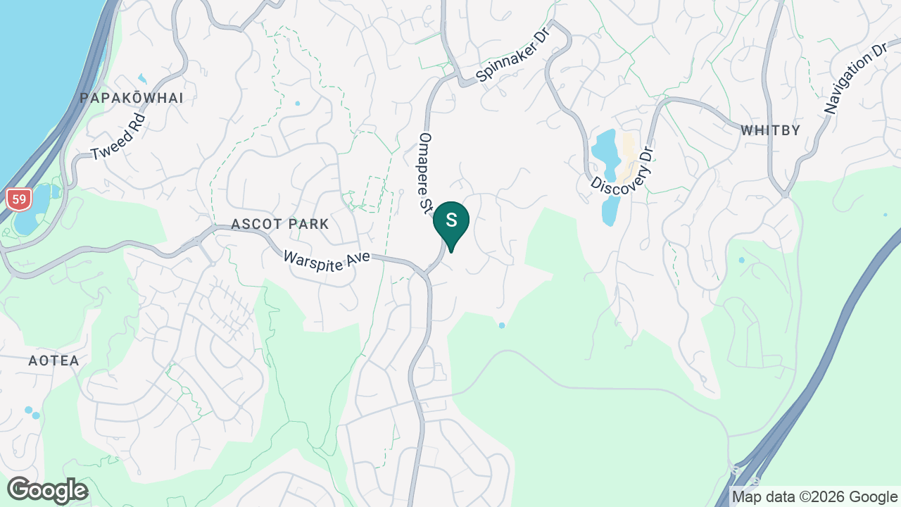 Porirua Montessori Primary School static school zone map