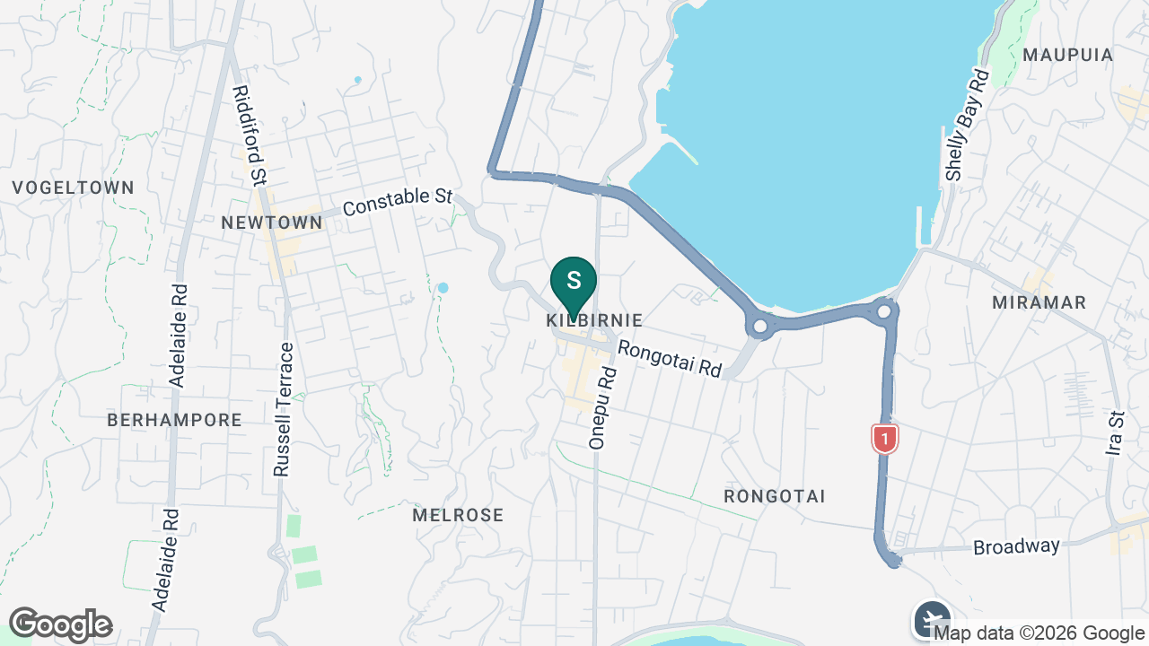 St Patrick's School (Kilbirnie) static school zone map