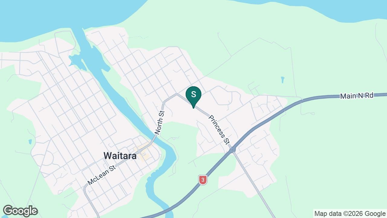 Waitara High School static school zone map