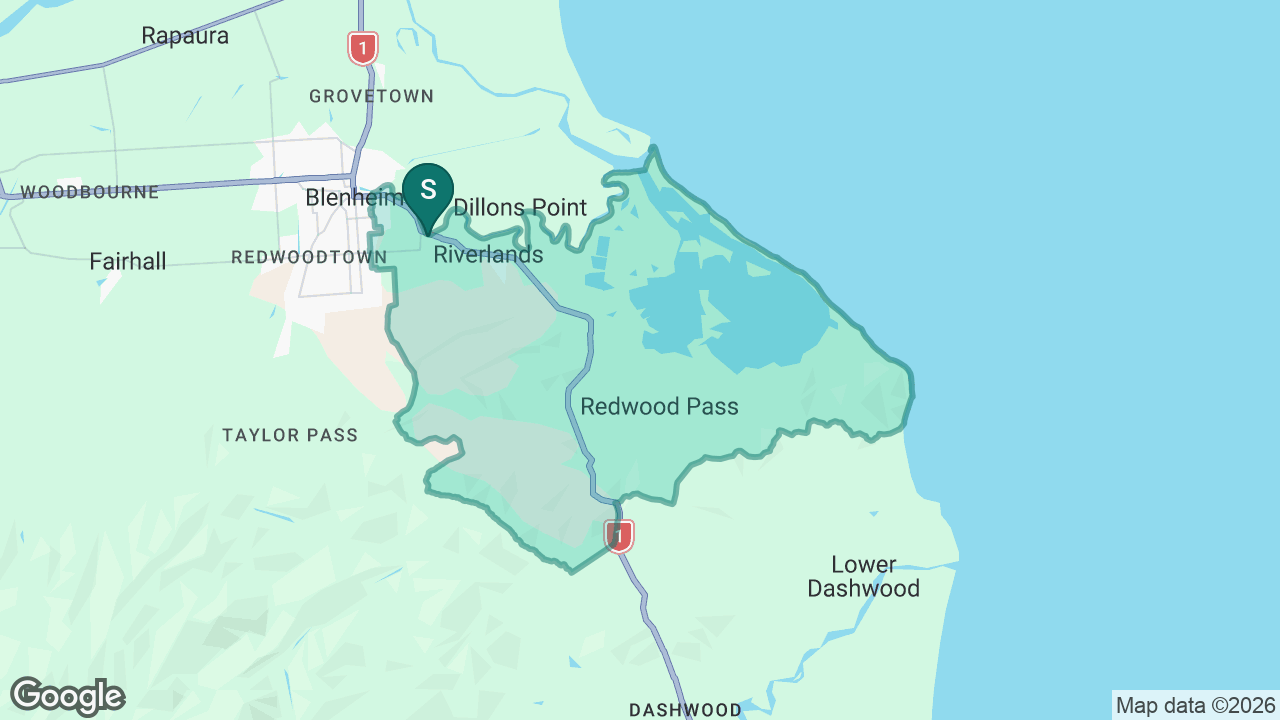 Riverlands School static school zone map