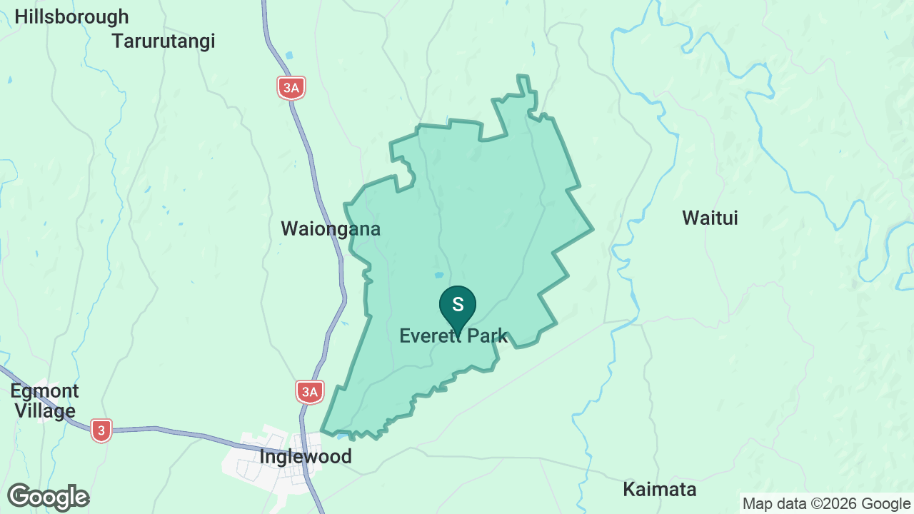Waitoriki School static school zone map