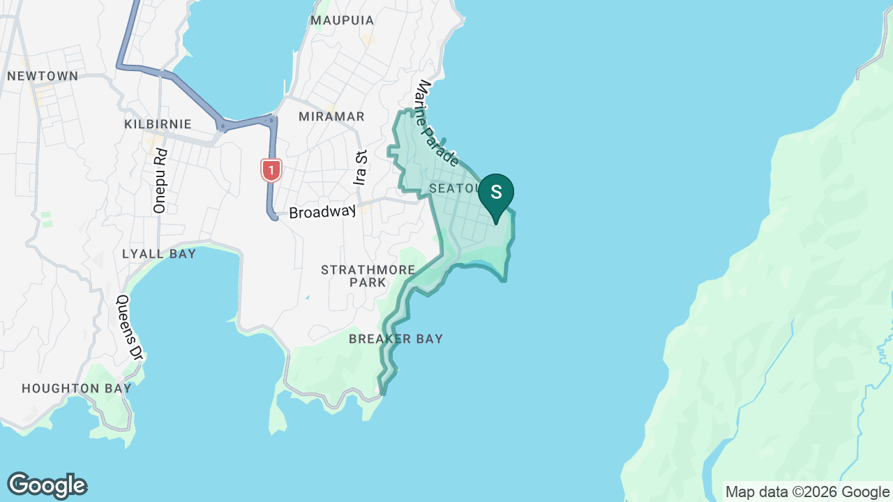 Seatoun School static school zone map