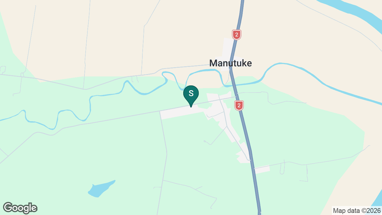 Manutuke School static school zone map