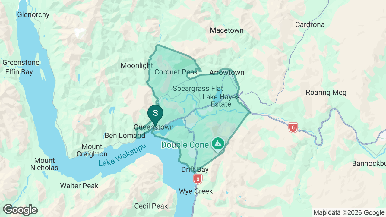 St Joseph's School (Queenstown) static school zone map
