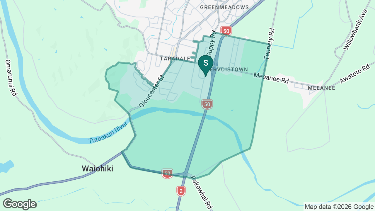 Arthur Miller School static school zone map
