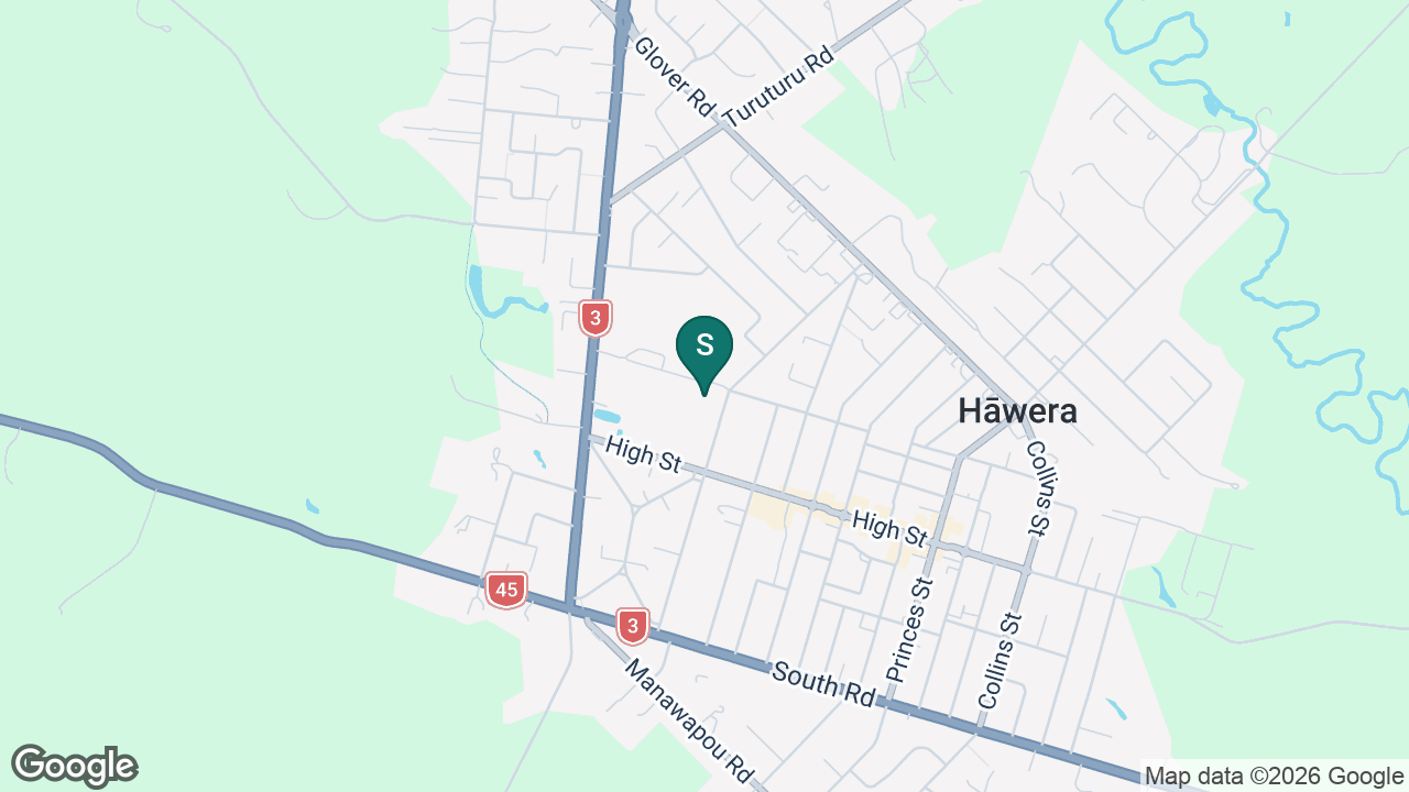 Te Paepae o Aotea static school zone map