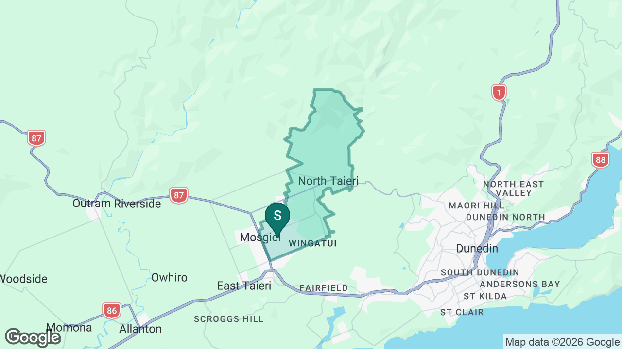 Silverstream (South) Primary School static school zone map