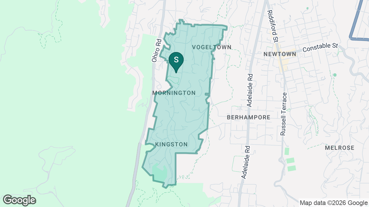 Te Kura o Tawatawa - Ridgway School static school zone map