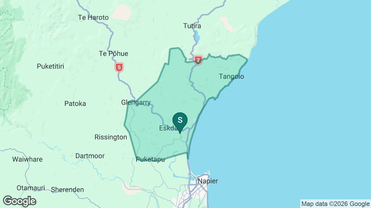 Eskdale School static school zone map