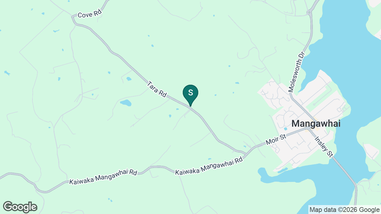 Mangawhai Hills College static school zone map