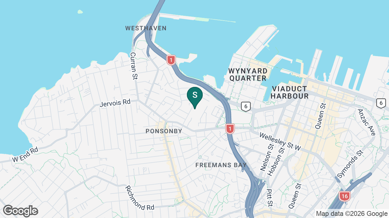 St Mary's College (Ponsonby) static school zone map