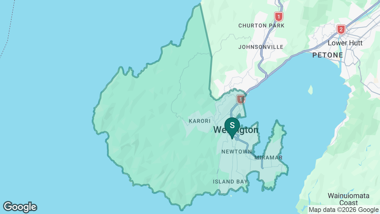 Wellington High School and Com Ed Centre static school zone map