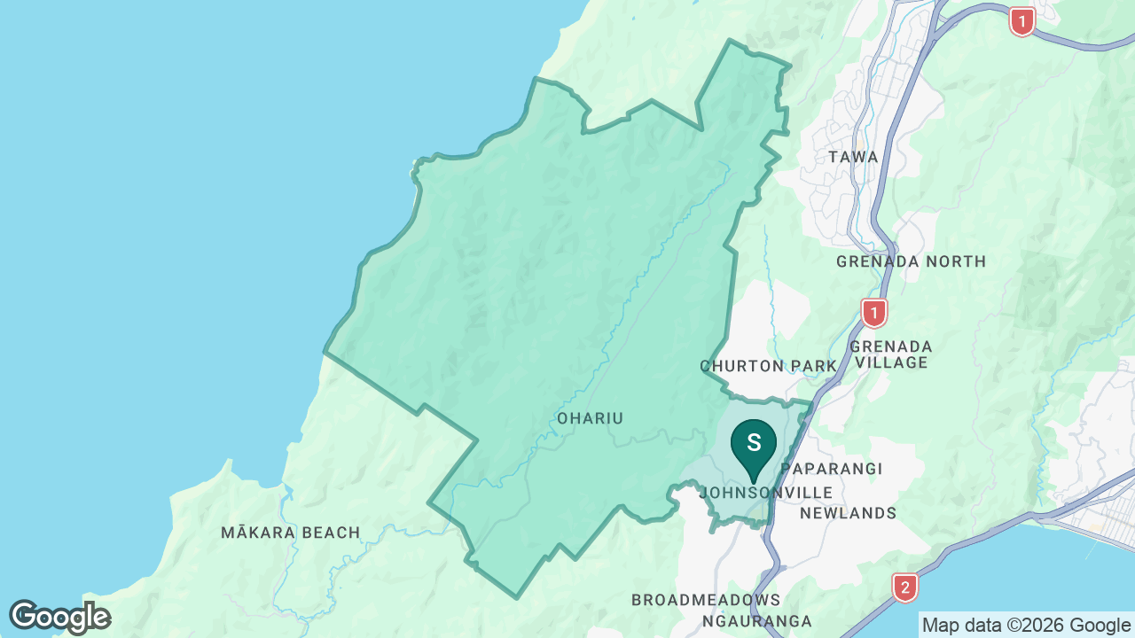 Johnsonville School static school zone map