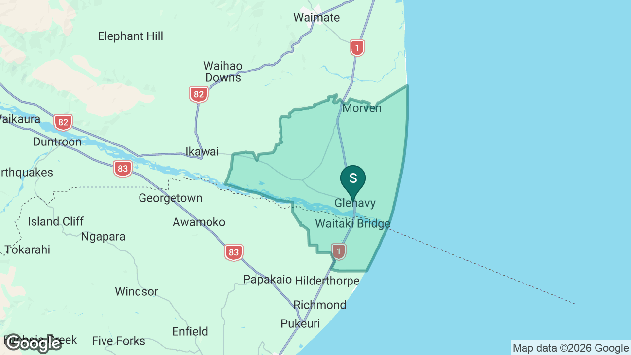 Glenavy School static school zone map