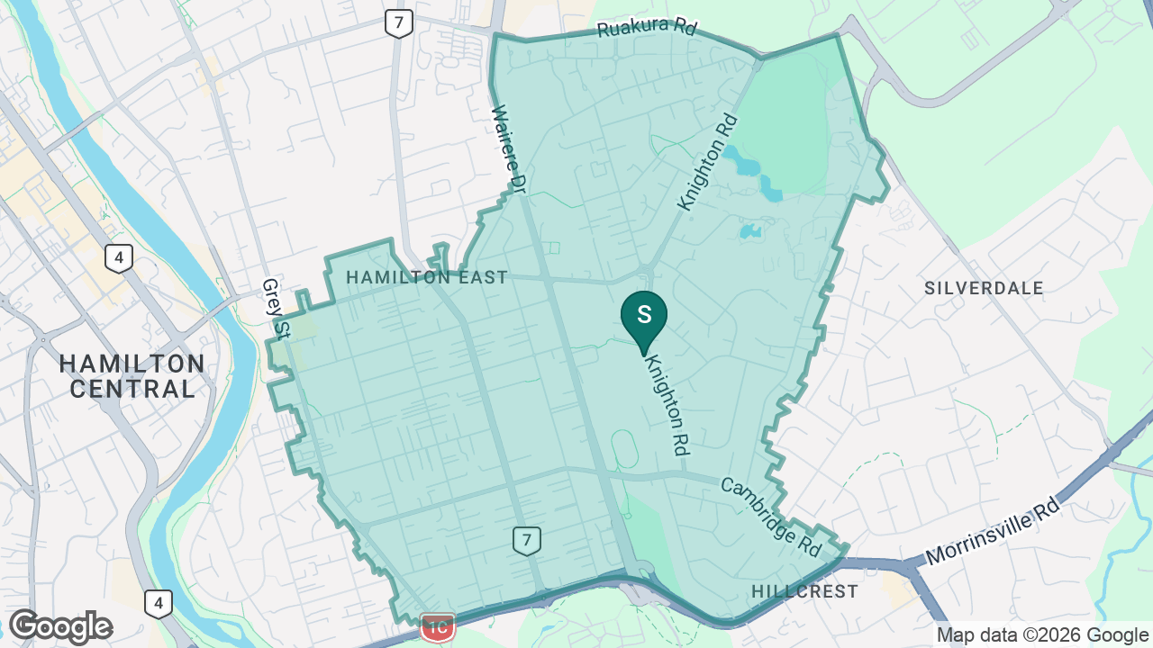 Knighton Normal School static school zone map